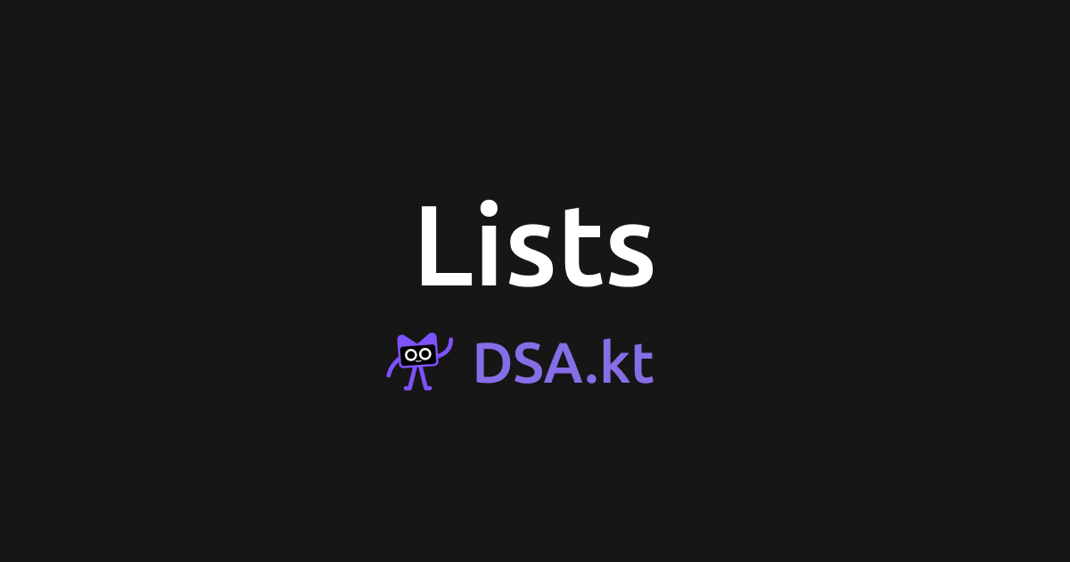 Lists